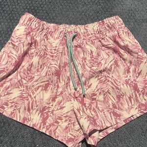 Tropical Pink Women's Athletic Shorts